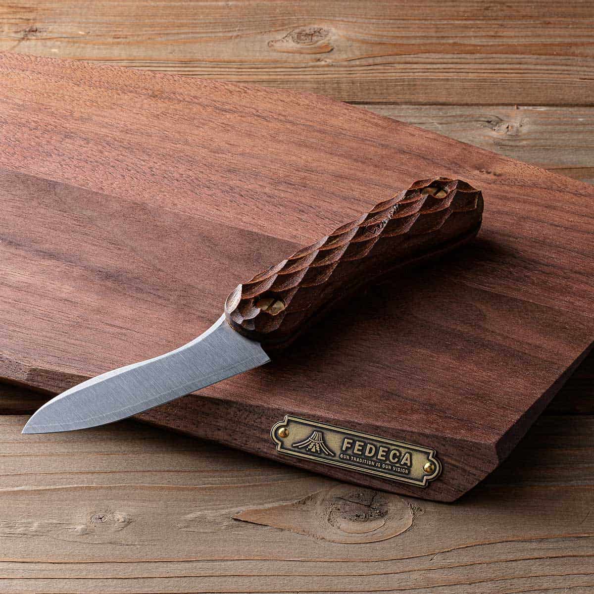 【FEDECA】ファセットカッティングボード SOLO ブラックウォルナット